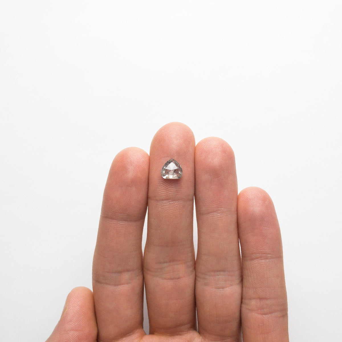 The 1.64ct 7.33x7.72x3.39mm Pear Rosecut 18726-10 by East London jeweller Rachel Boston | Discover our collections of unique and timeless engagement rings, wedding rings, and modern fine jewellery.