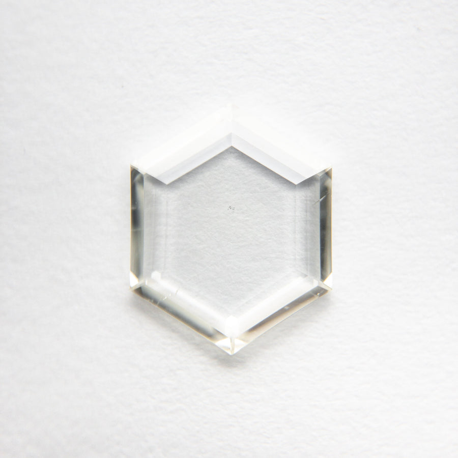 The 1.02ct 9.42x7.55x1.33mm SI2 L Hexagon Portrait Cut 18878-03 by East London jeweller Rachel Boston | Discover our collections of unique and timeless engagement rings, wedding rings, and modern fine jewellery. - Rachel Boston Jewellery