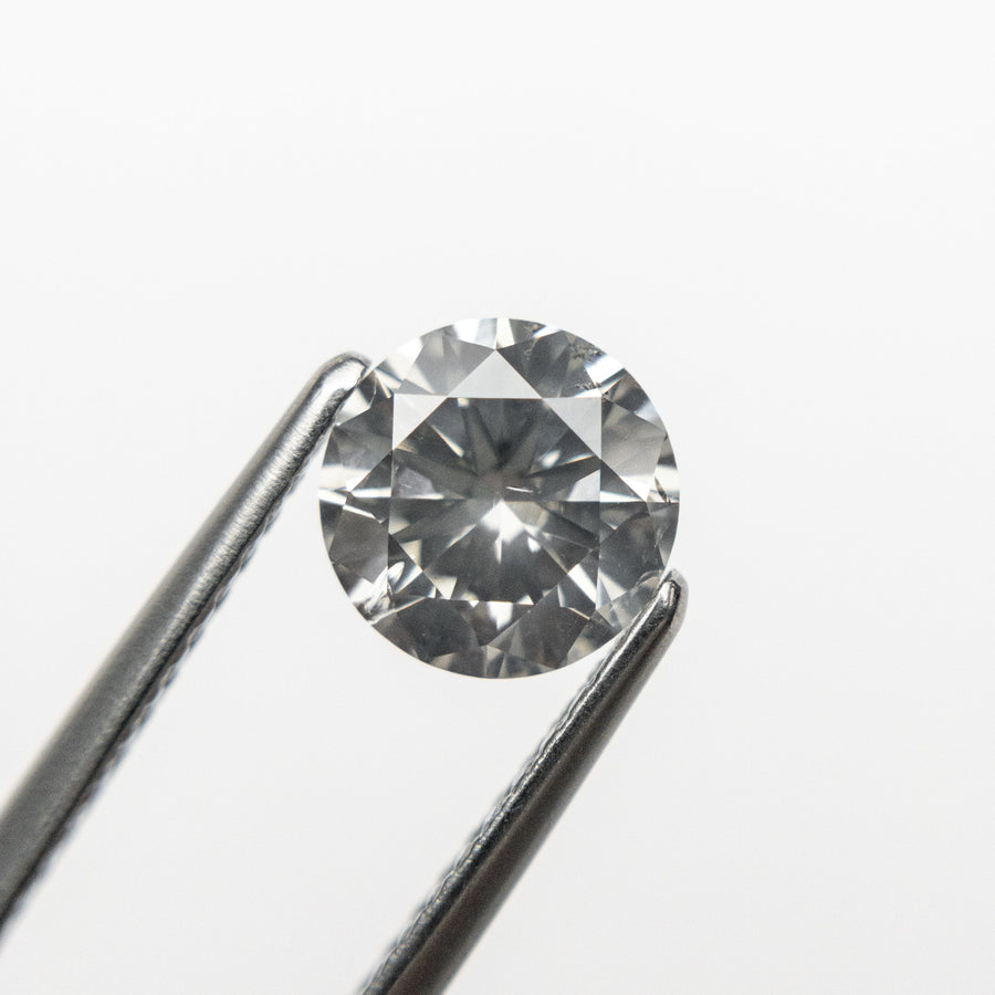 The 1.01ct 6.45x6.43x3.85mm Fancy Grey Round Brilliant 18989-01 by East London jeweller Rachel Boston | Discover our collections of unique and timeless engagement rings, wedding rings, and modern fine jewellery. - Rachel Boston Jewellery