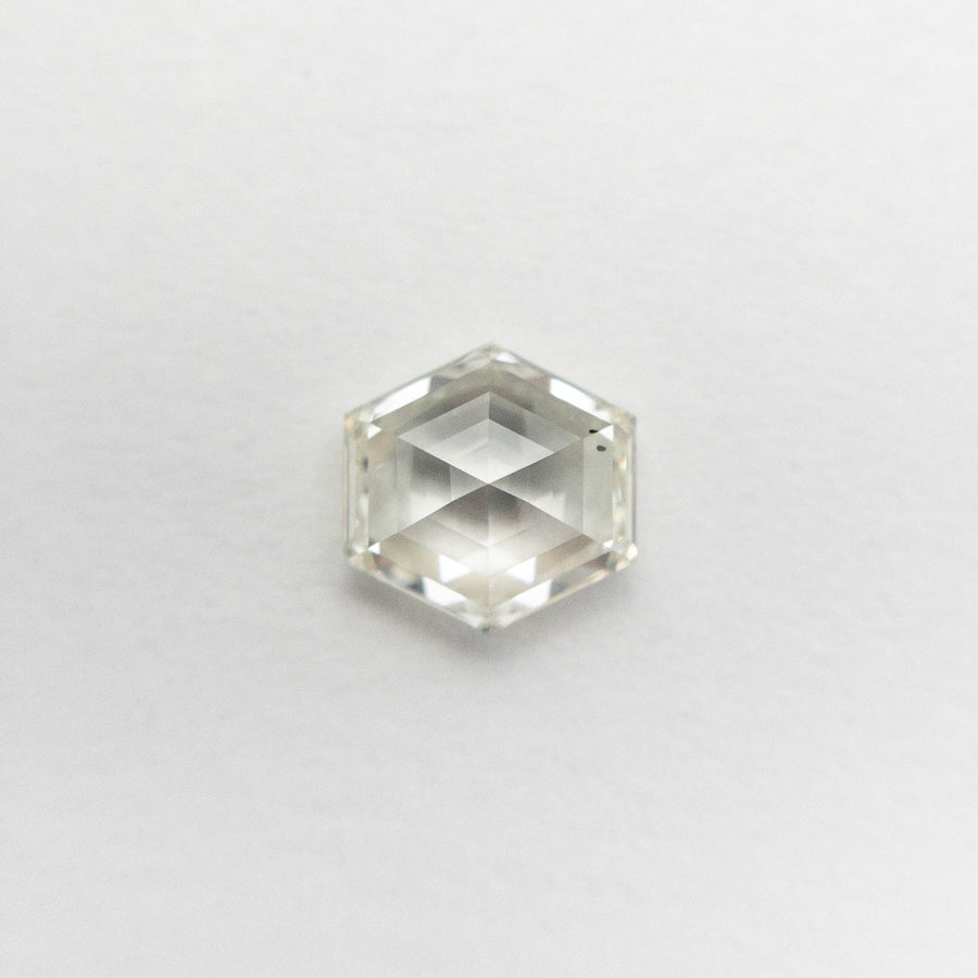 The 0.66ct 5.54x5.51x2.75mm SI1 K Hexagon Step Cut 🇨🇦 19386-09 by East London jeweller Rachel Boston | Discover our collections of unique and timeless engagement rings, wedding rings, and modern fine jewellery. - Rachel Boston Jewellery