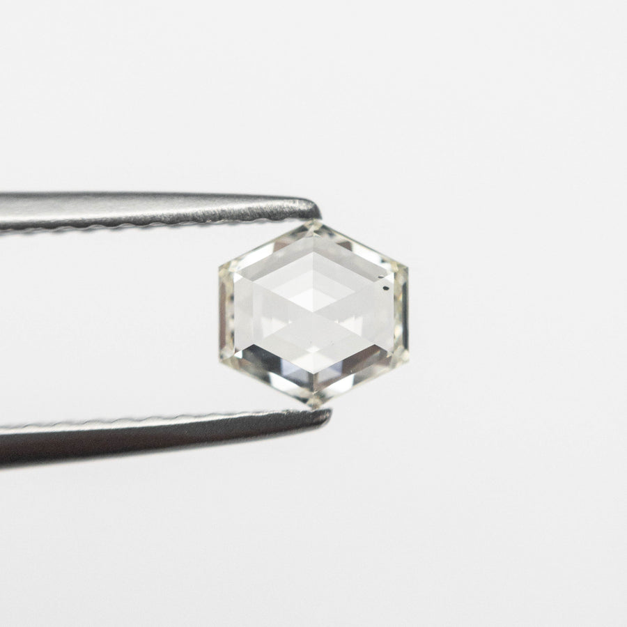 The 0.66ct 5.54x5.51x2.75mm SI1 K Hexagon Step Cut 🇨🇦 19386-09 by East London jeweller Rachel Boston | Discover our collections of unique and timeless engagement rings, wedding rings, and modern fine jewellery. - Rachel Boston Jewellery