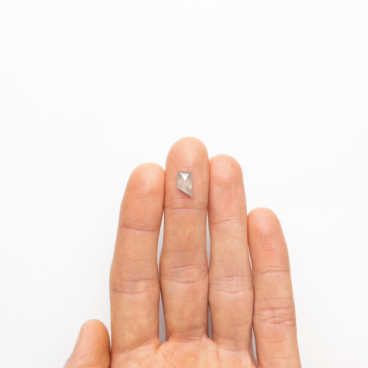 The 1.70ct 9.62x5.74x3.33mm Geometric Step Cut 19617-12 by East London jeweller Rachel Boston | Discover our collections of unique and timeless engagement rings, wedding rings, and modern fine jewellery.