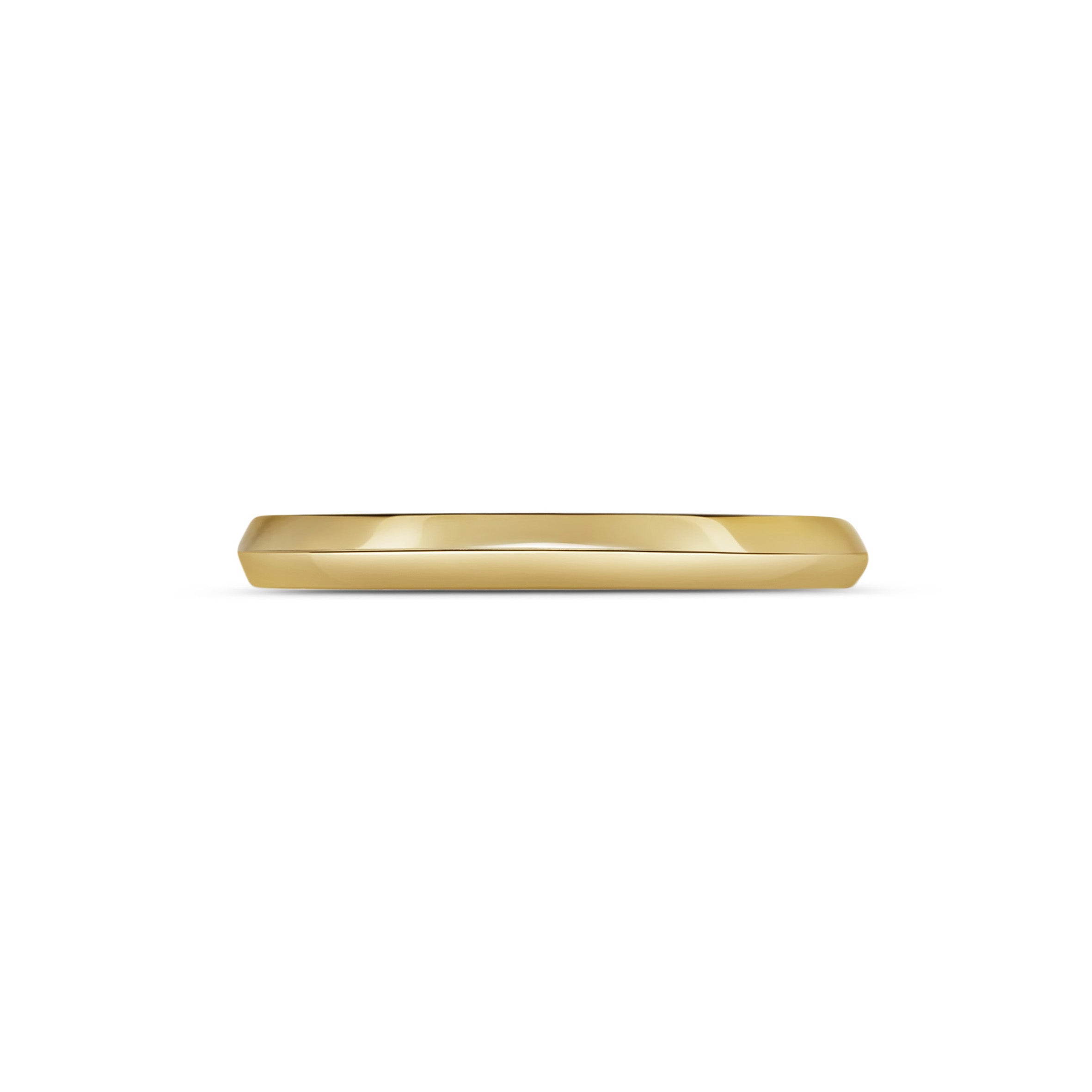 The Knife Edge Band - 2.3mm by East London jeweller Rachel Boston | Discover our collections of unique and timeless engagement rings, wedding rings, and modern fine jewellery.