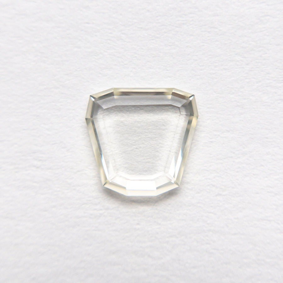 The 0.92ct 6.81x7.15x1.51mm Shield Portrait Cut Sapphire 20777-01 by East London jeweller Rachel Boston | Discover our collections of unique and timeless engagement rings, wedding rings, and modern fine jewellery. - Rachel Boston Jewellery
