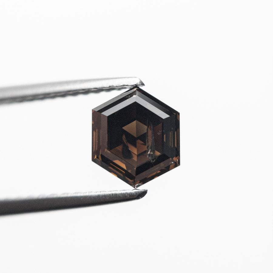 The 1.02ct 6.64x5.65x3.55mm I2 C8 Hexagon Step Cut 🇨🇦 21073-01 by East London jeweller Rachel Boston | Discover our collections of unique and timeless engagement rings, wedding rings, and modern fine jewellery. - Rachel Boston Jewellery