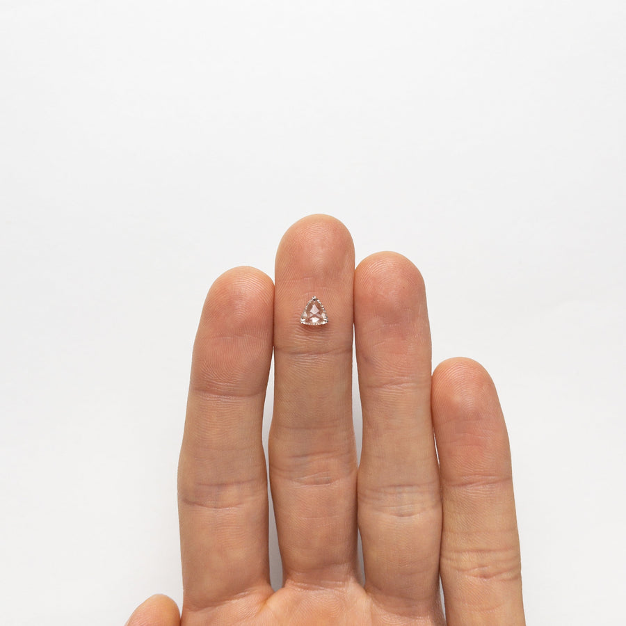 The 0.61ct 6.00x5.87x2.44mm VS2 L Trillion Rosecut 🇨🇦 21319-01 by East London jeweller Rachel Boston | Discover our collections of unique and timeless engagement rings, wedding rings, and modern fine jewellery. - Rachel Boston Jewellery