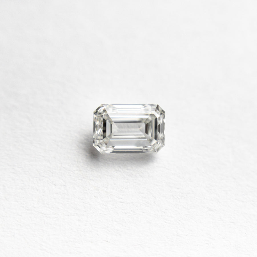 The 0.45ct 4.94x3.46x2.45mm VVS G Cut Corner Rectangle Step Cut 🇨🇦 21345-01 by East London jeweller Rachel Boston | Discover our collections of unique and timeless engagement rings, wedding rings, and modern fine jewellery. - Rachel Boston Jewellery