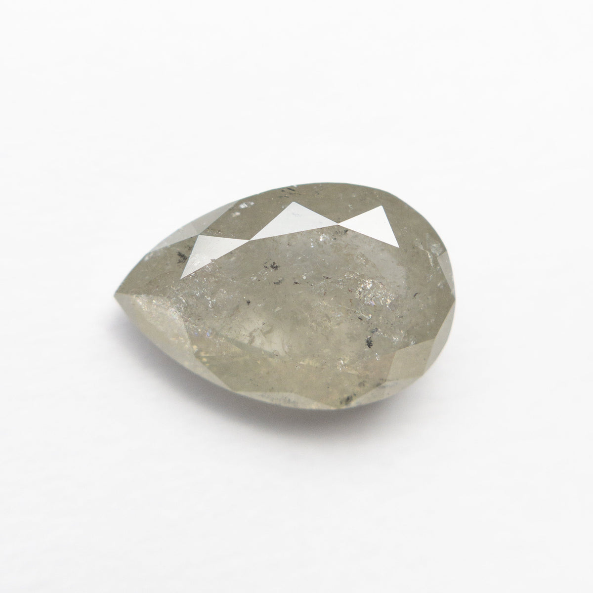 The 2.14ct 10.58x7.04x3.36mm Pear Double Cut 21870-24 by East London jeweller Rachel Boston | Discover our collections of unique and timeless engagement rings, wedding rings, and modern fine jewellery.