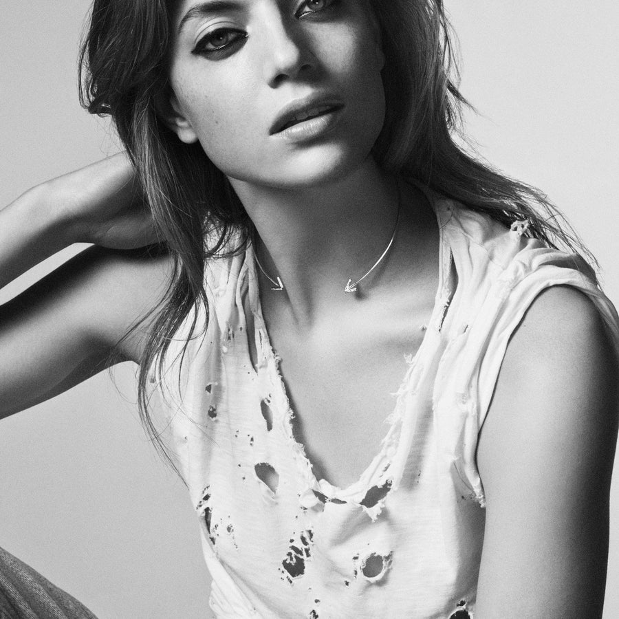 The Tiwaz Neck Cuff by East London jeweller Rachel Boston | Discover our collections of unique and timeless engagement rings, wedding rings, and modern fine jewellery. - Rachel Boston Jewellery