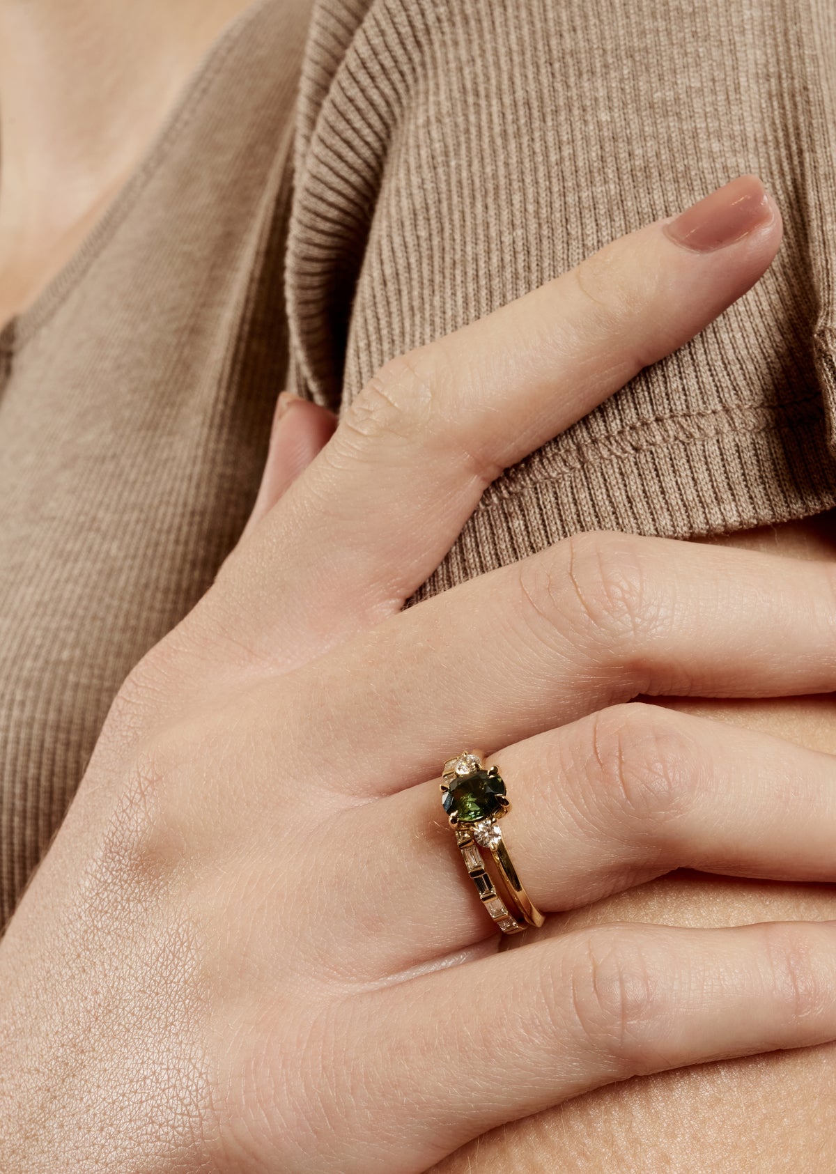 The X - Leopoldo Ring by East London jeweller Rachel Boston | Discover our collections of unique and timeless engagement rings, wedding rings, and modern fine jewellery.