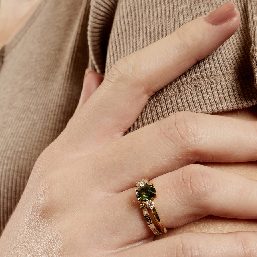The X - Carrao Ring by East London jeweller Rachel Boston | Discover our collections of unique and timeless engagement rings, wedding rings, and modern fine jewellery. - Rachel Boston Jewellery