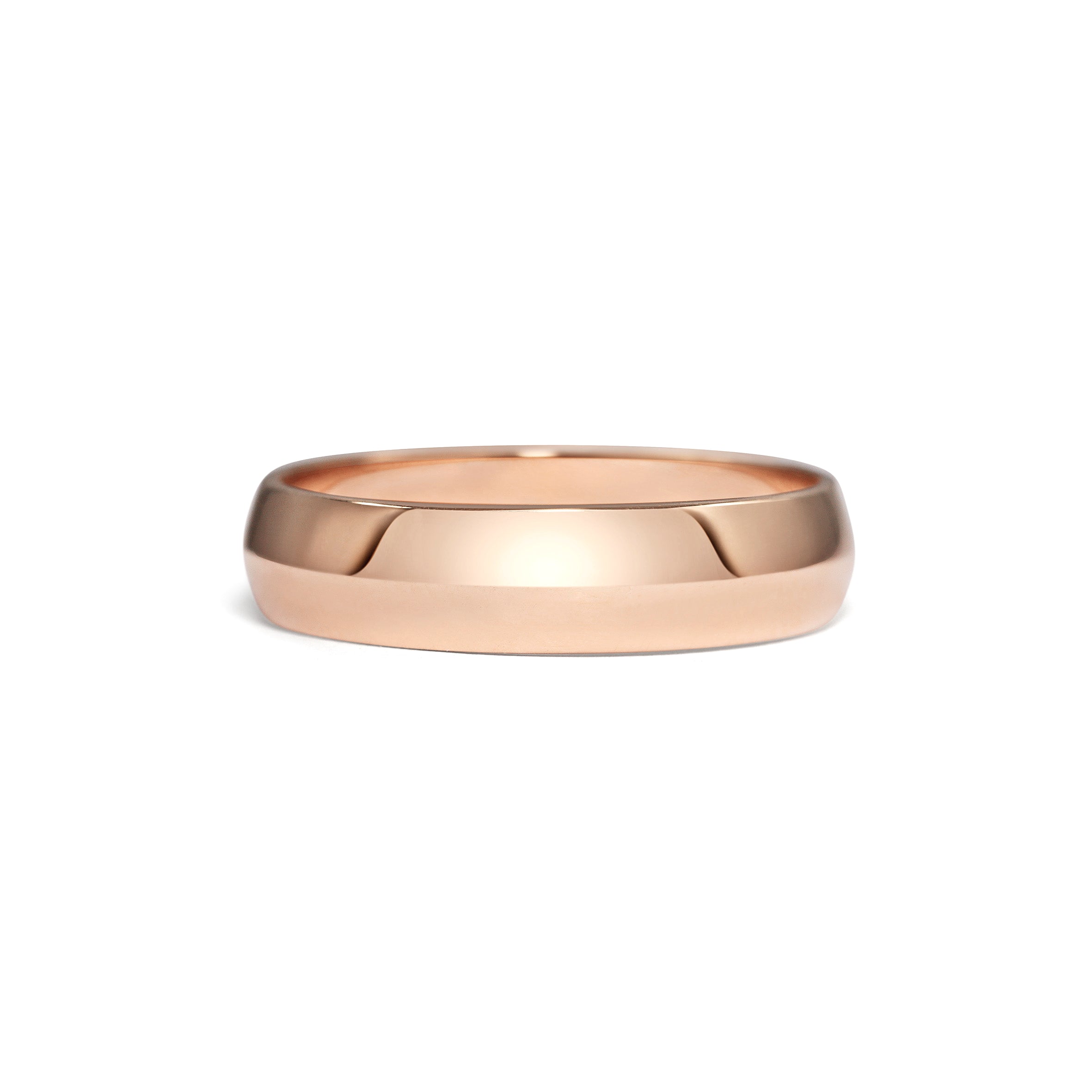 The Knife Edge Band - 5mm by East London jeweller Rachel Boston | Discover our collections of unique and timeless engagement rings, wedding rings, and modern fine jewellery.