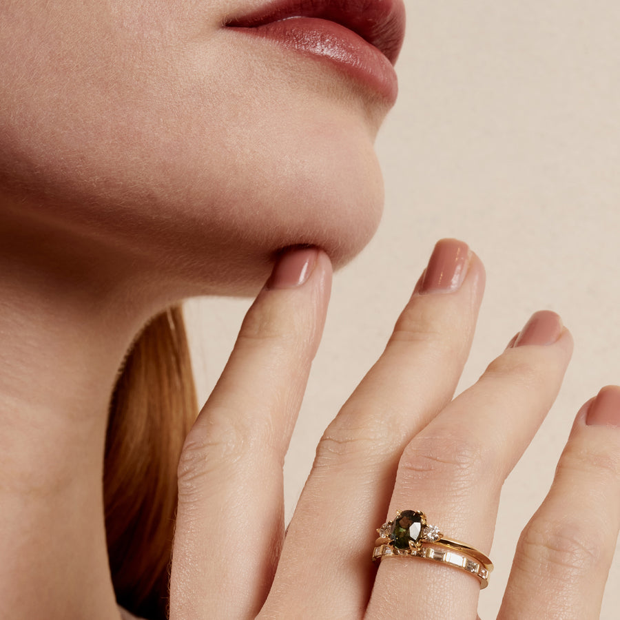 The X - Carrao Ring by East London jeweller Rachel Boston | Discover our collections of unique and timeless engagement rings, wedding rings, and modern fine jewellery. - Rachel Boston Jewellery