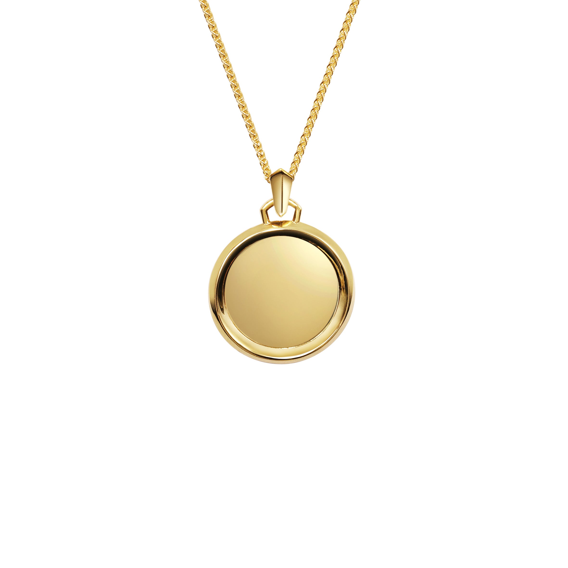 The Memento Medallion by East London jeweller Rachel Boston | Discover our collections of unique and timeless engagement rings, wedding rings, and modern fine jewellery.
