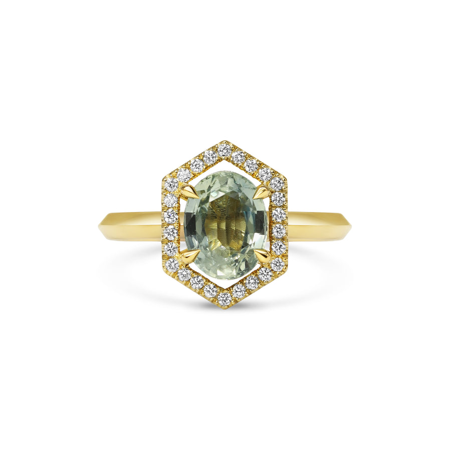 The X - Oro Ring by East London jeweller Rachel Boston | Discover our collections of unique and timeless engagement rings, wedding rings, and modern fine jewellery. - Rachel Boston Jewellery
