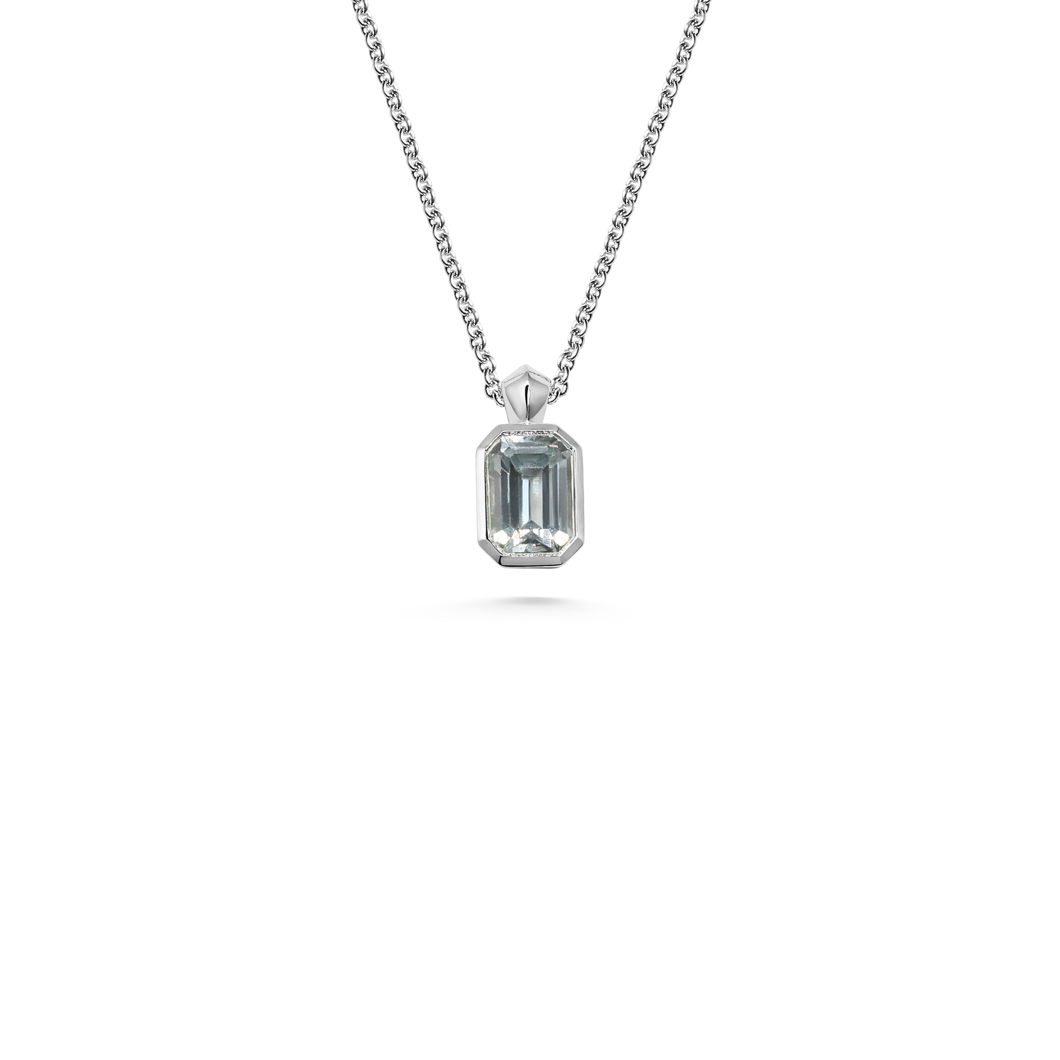 The X - Abbott Necklace by East London jeweller Rachel Boston | Discover our collections of unique and timeless engagement rings, wedding rings, and modern fine jewellery.