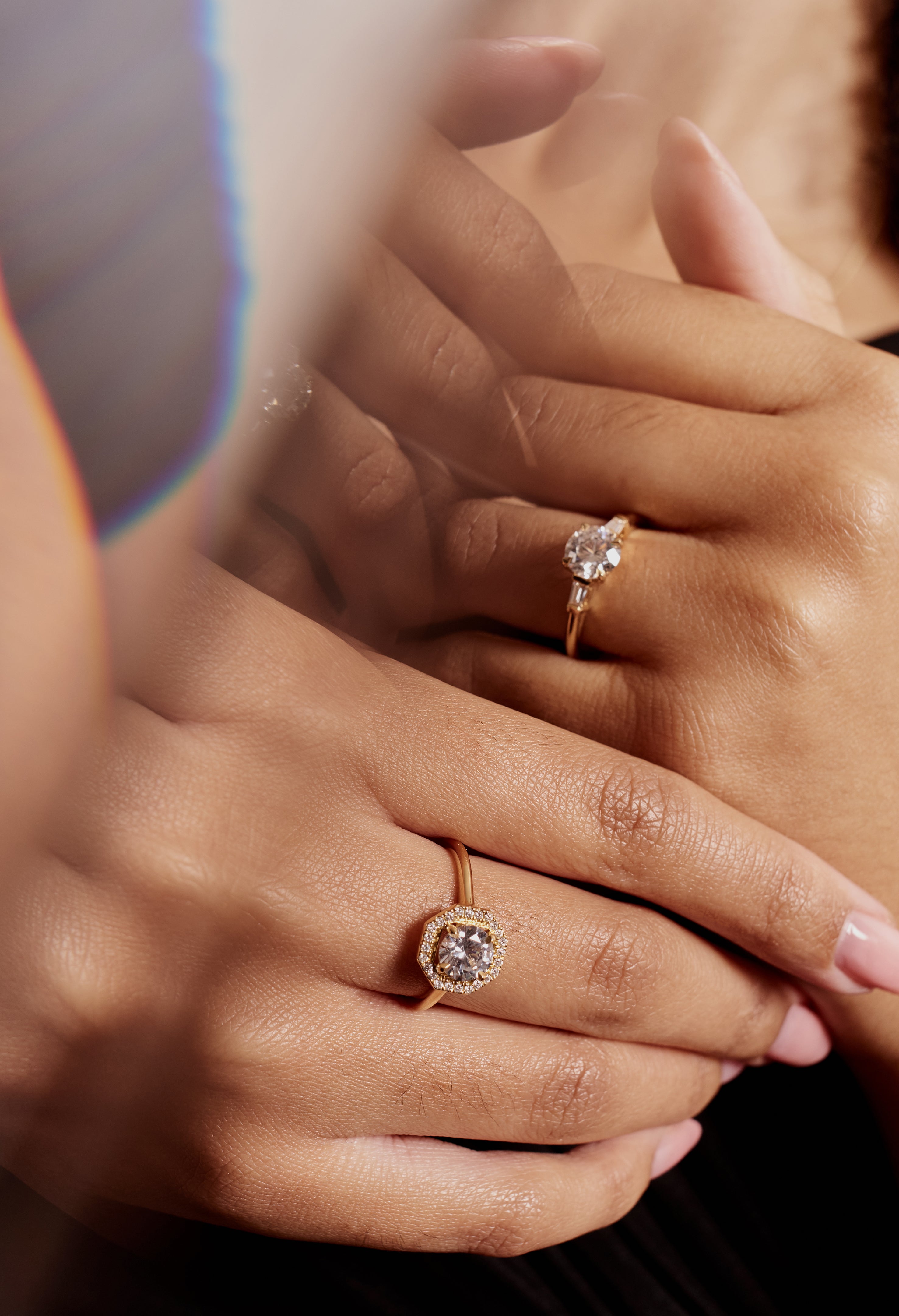 The Adonis Ring by East London jeweller Rachel Boston | Discover our collections of unique and timeless engagement rings, wedding rings, and modern fine jewellery.