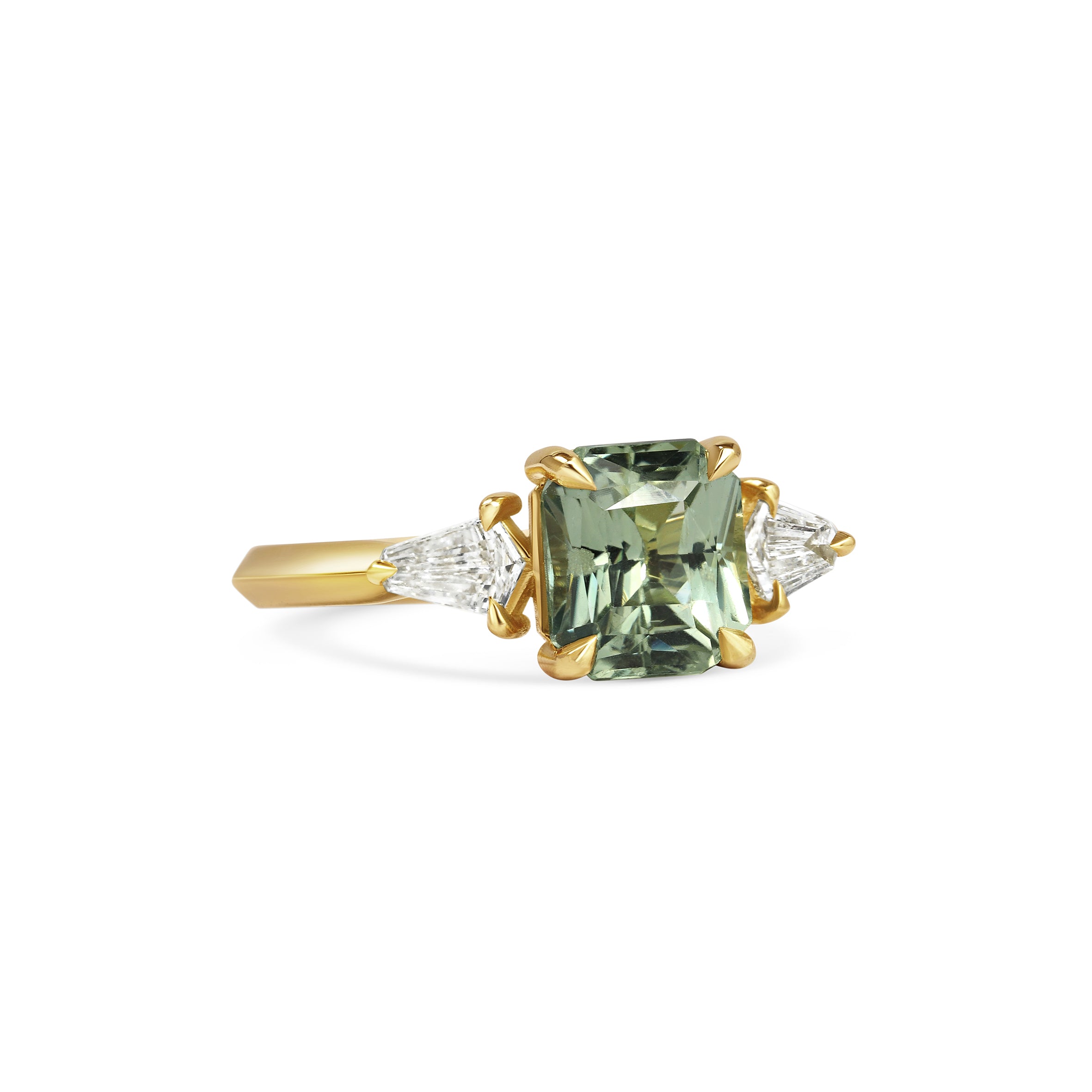The X - Aponguao Ring by East London jeweller Rachel Boston | Discover our collections of unique and timeless engagement rings, wedding rings, and modern fine jewellery.