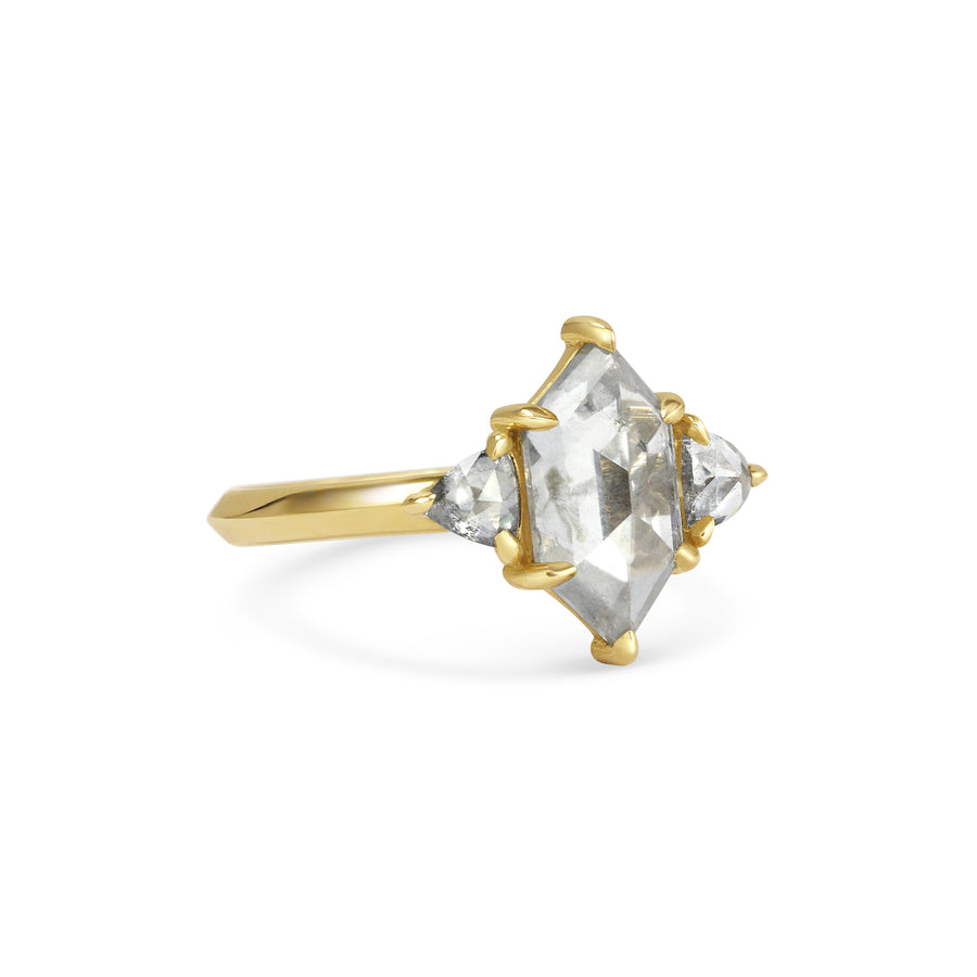 The X - Arcturus Ring by East London jeweller Rachel Boston | Discover our collections of unique and timeless engagement rings, wedding rings, and modern fine jewellery. - Rachel Boston Jewellery