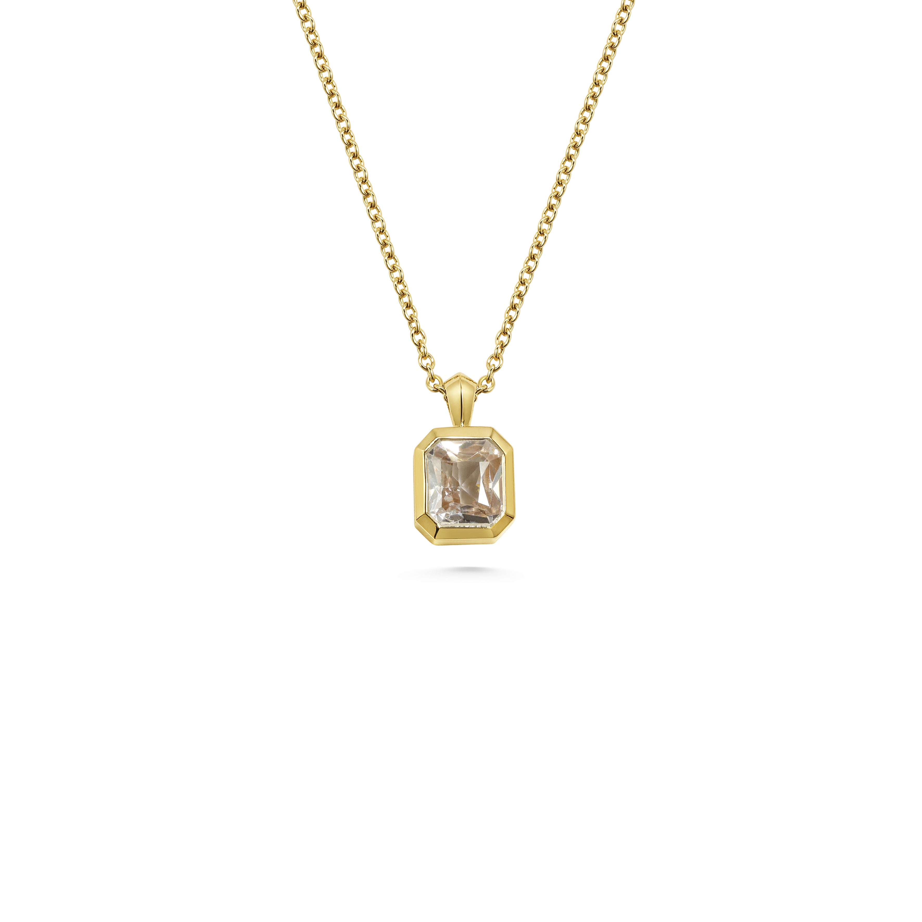 The X - Asawa Necklace by East London jeweller Rachel Boston | Discover our collections of unique and timeless engagement rings, wedding rings, and modern fine jewellery.
