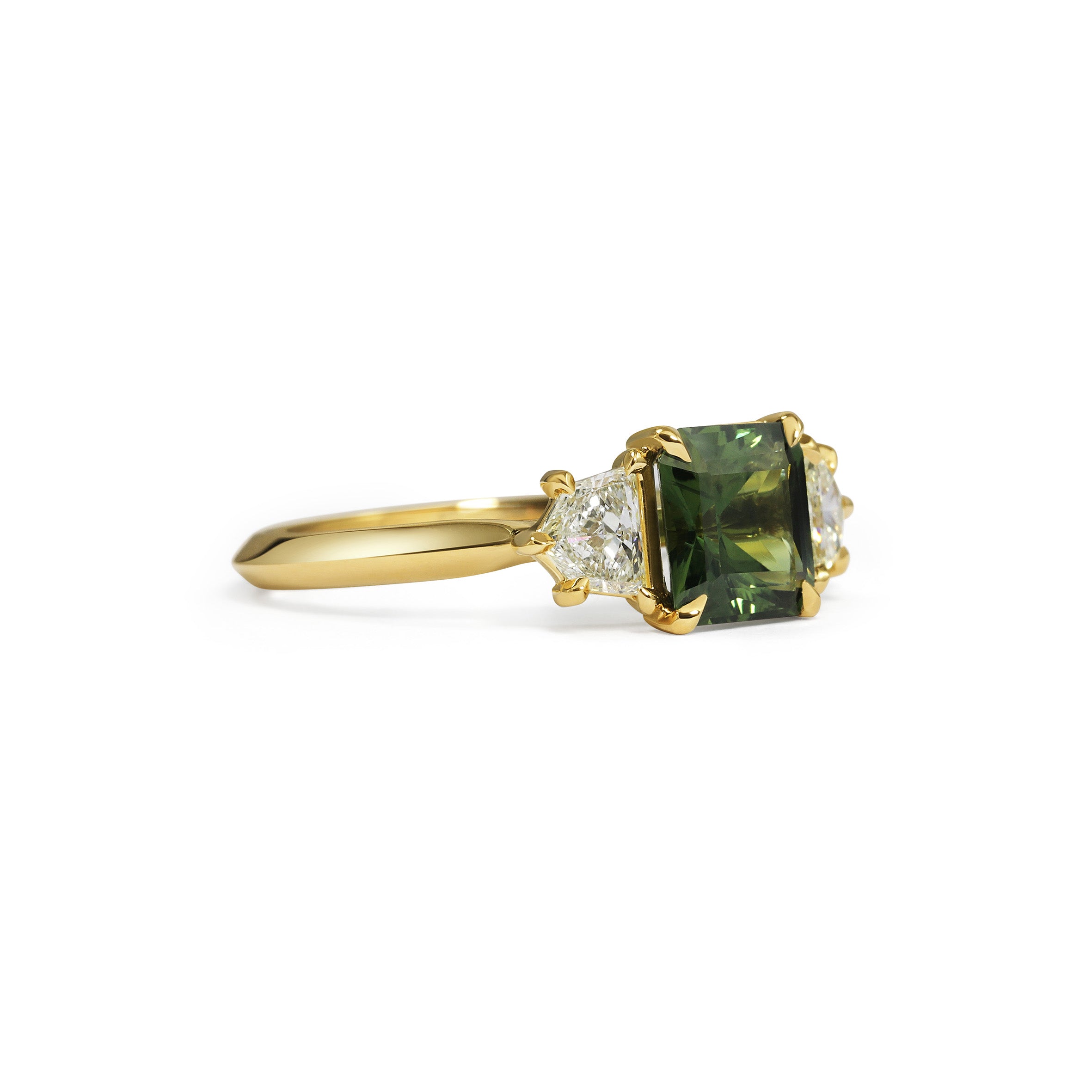 The X - Barima Ring by East London jeweller Rachel Boston | Discover our collections of unique and timeless engagement rings, wedding rings, and modern fine jewellery.
