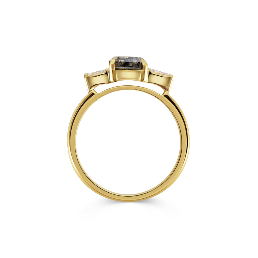 The X - Bestla Ring by East London jeweller Rachel Boston | Discover our collections of unique and timeless engagement rings, wedding rings, and modern fine jewellery. - Rachel Boston Jewellery