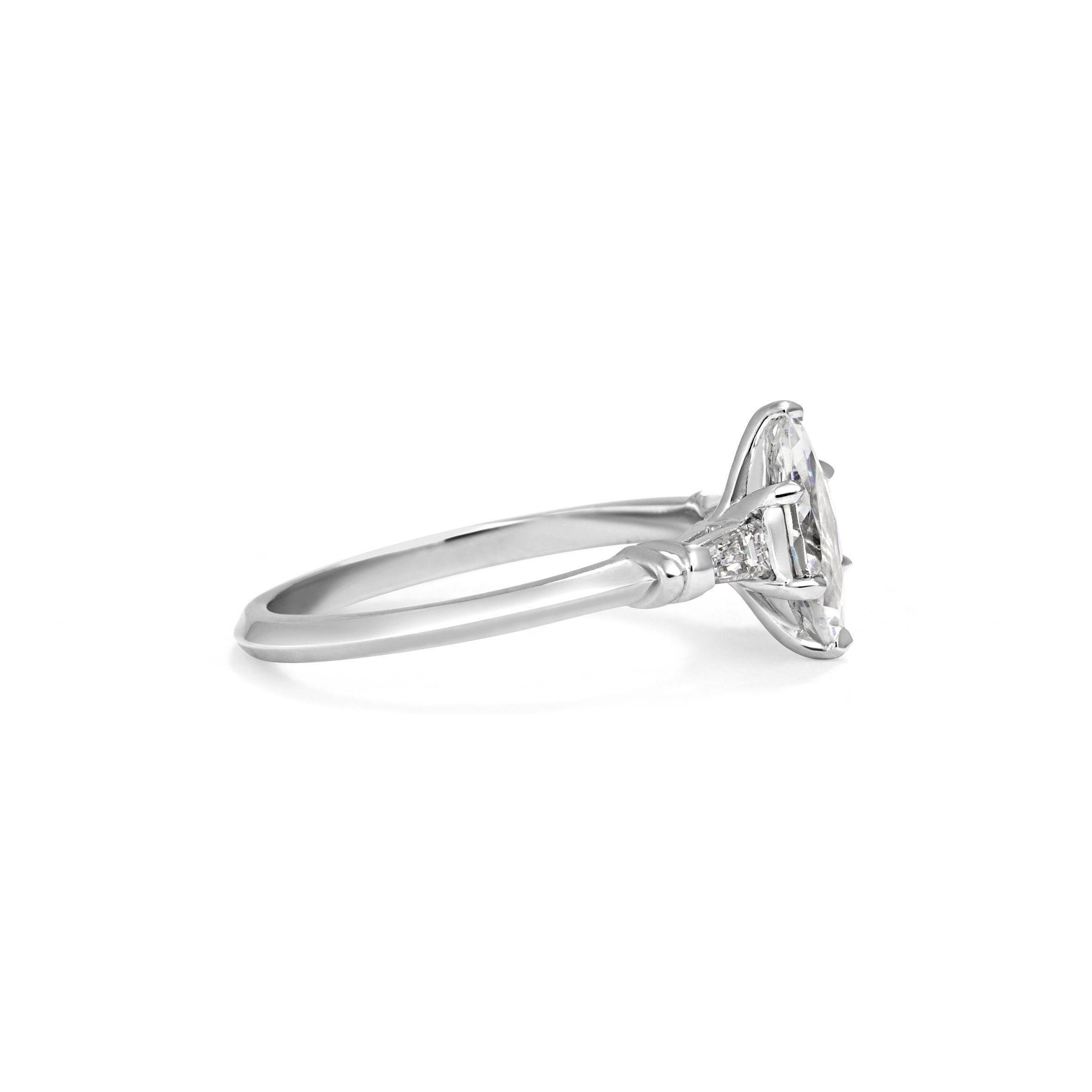 The Bette Ring - Marquise Cut by East London jeweller Rachel Boston | Discover our collections of unique and timeless engagement rings, wedding rings, and modern fine jewellery.