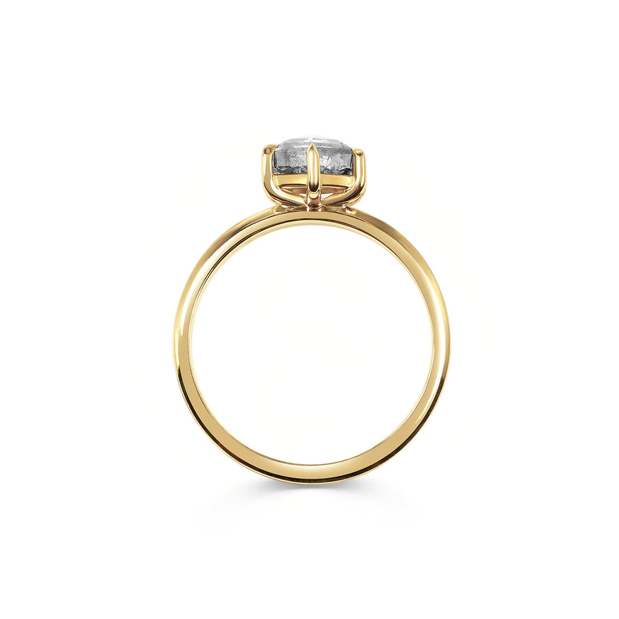 The X - Carpo Ring by East London jeweller Rachel Boston | Discover our collections of unique and timeless engagement rings, wedding rings, and modern fine jewellery. - Rachel Boston Jewellery
