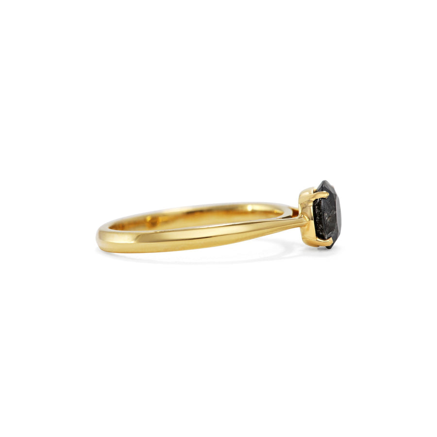 The X - Canopus Ring by East London jeweller Rachel Boston | Discover our collections of unique and timeless engagement rings, wedding rings, and modern fine jewellery. - Rachel Boston Jewellery