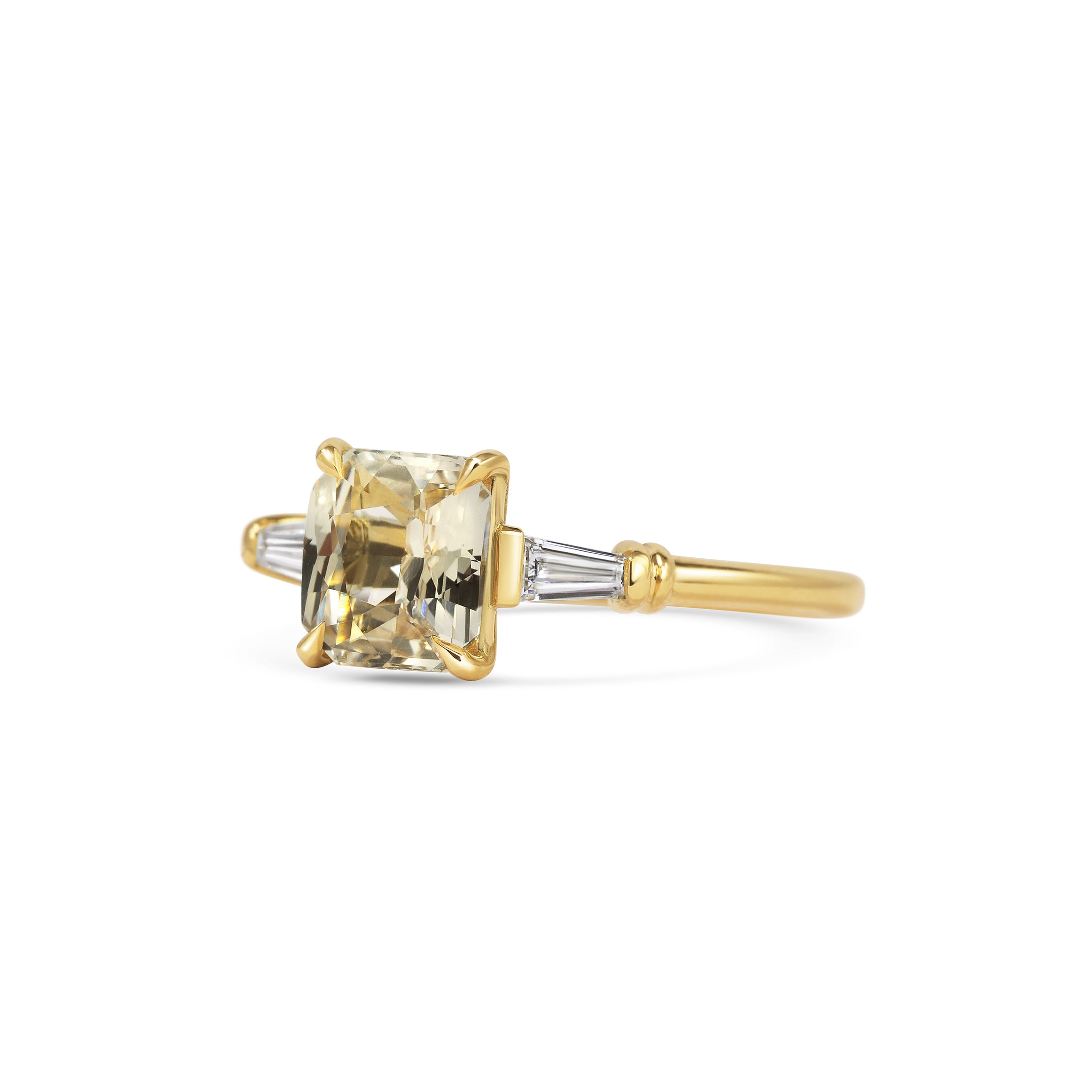 The X - Caroni Ring by East London jeweller Rachel Boston | Discover our collections of unique and timeless engagement rings, wedding rings, and modern fine jewellery.