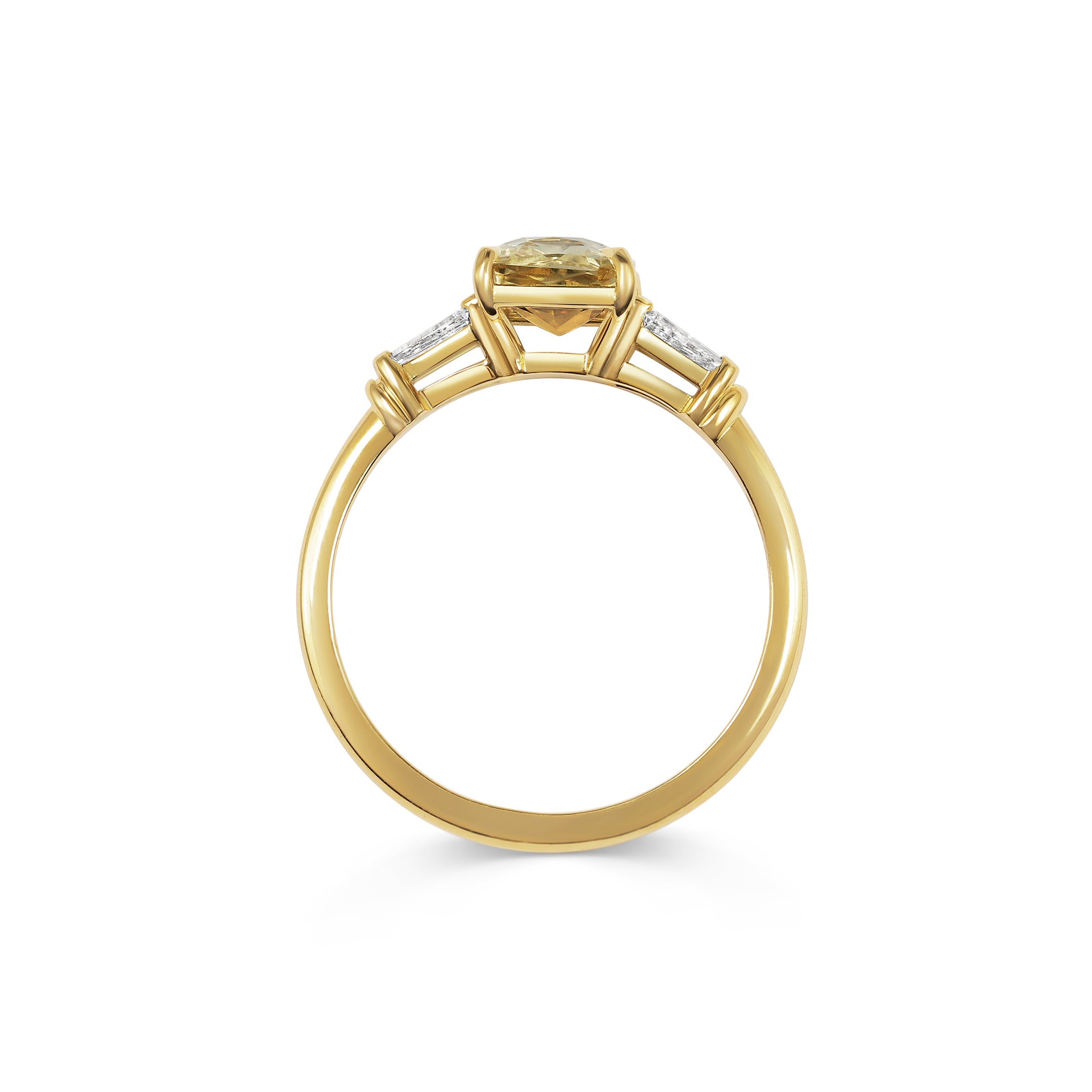 The X - Caroni Ring by East London jeweller Rachel Boston | Discover our collections of unique and timeless engagement rings, wedding rings, and modern fine jewellery.