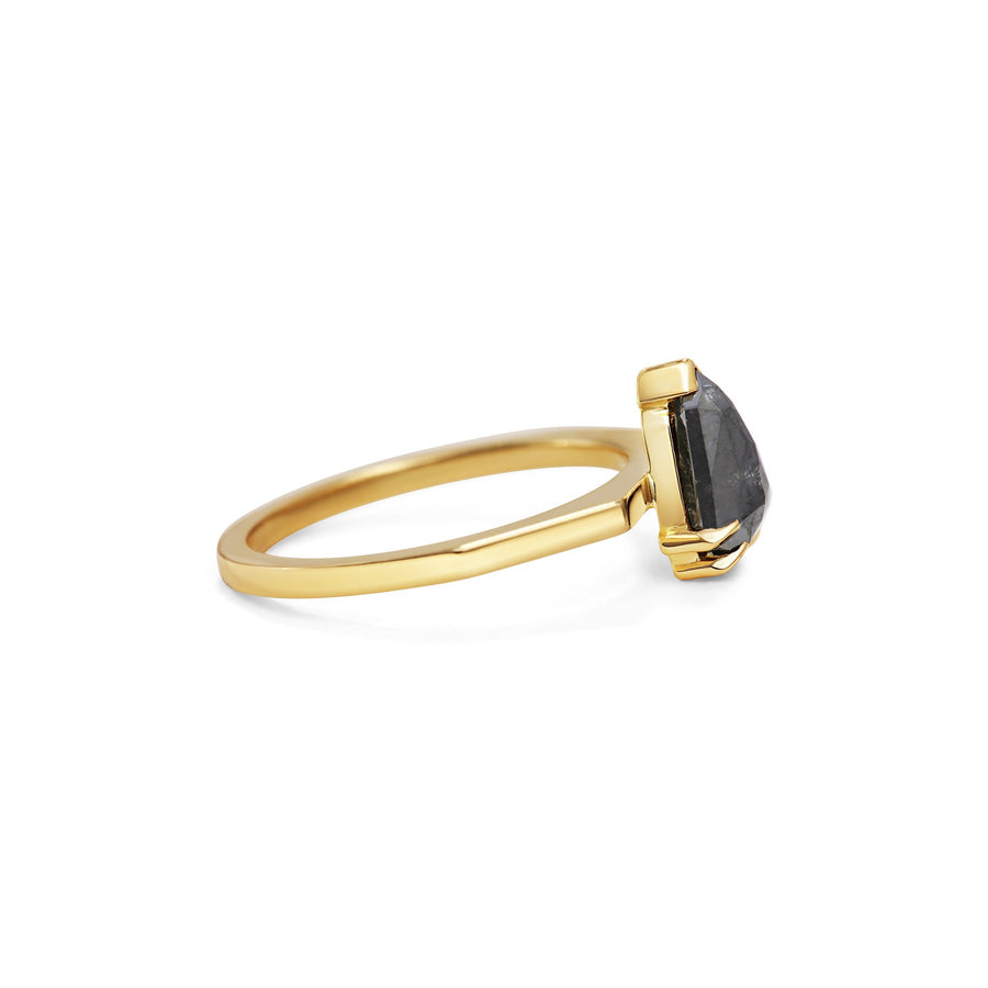 The X - Charon Ring by East London jeweller Rachel Boston | Discover our collections of unique and timeless engagement rings, wedding rings, and modern fine jewellery. - Rachel Boston Jewellery