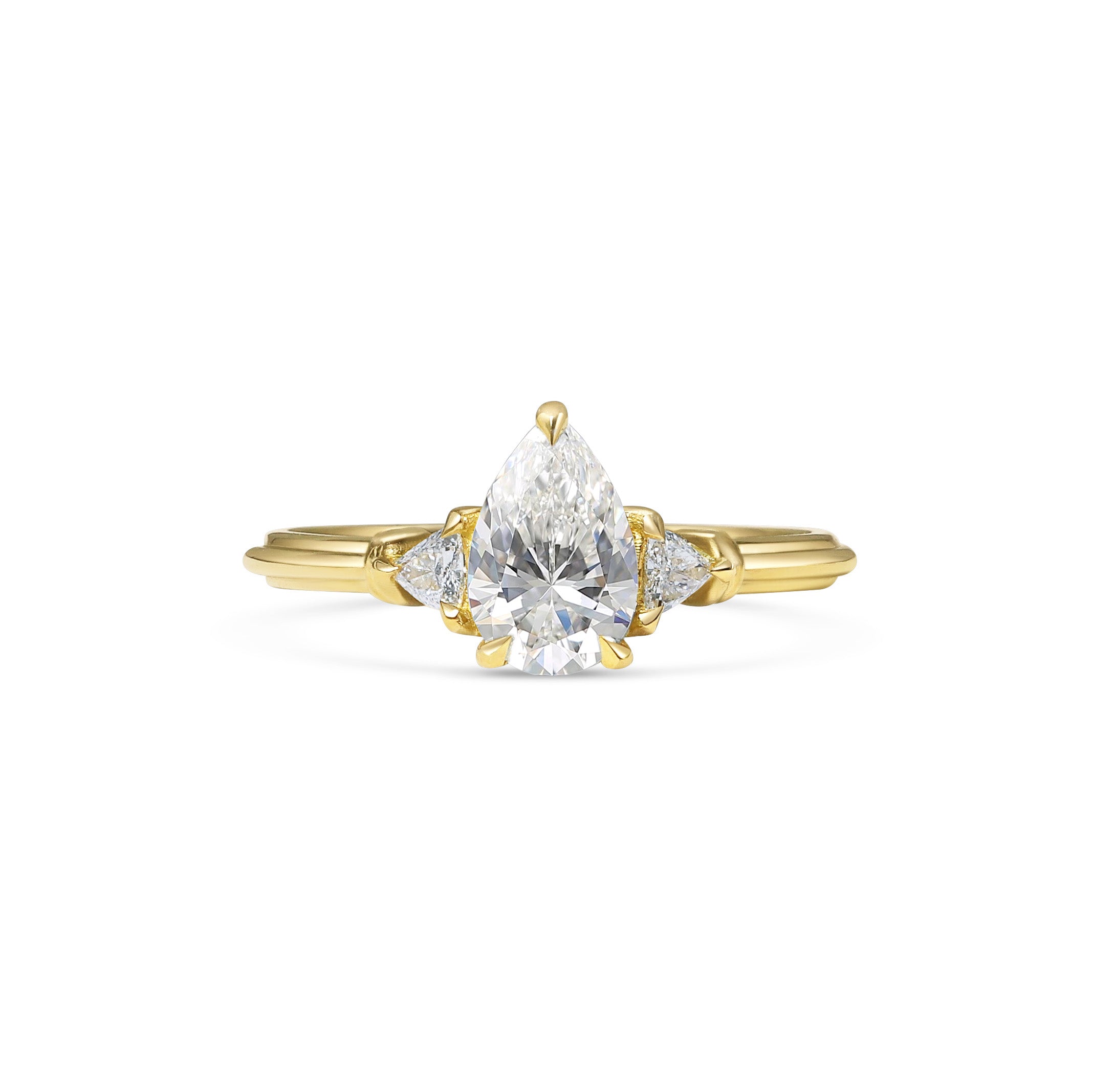 The X - Clara Ring - 0.90ct by East London jeweller Rachel Boston | Discover our collections of unique and timeless engagement rings, wedding rings, and modern fine jewellery.