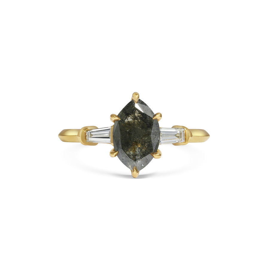 The X - Cordelia Ring by East London jeweller Rachel Boston | Discover our collections of unique and timeless engagement rings, wedding rings, and modern fine jewellery. - Rachel Boston Jewellery
