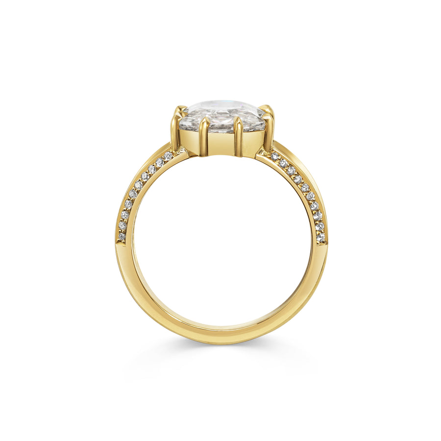 The X - Cupid Ring by East London jeweller Rachel Boston | Discover our collections of unique and timeless engagement rings, wedding rings, and modern fine jewellery. - Rachel Boston Jewellery