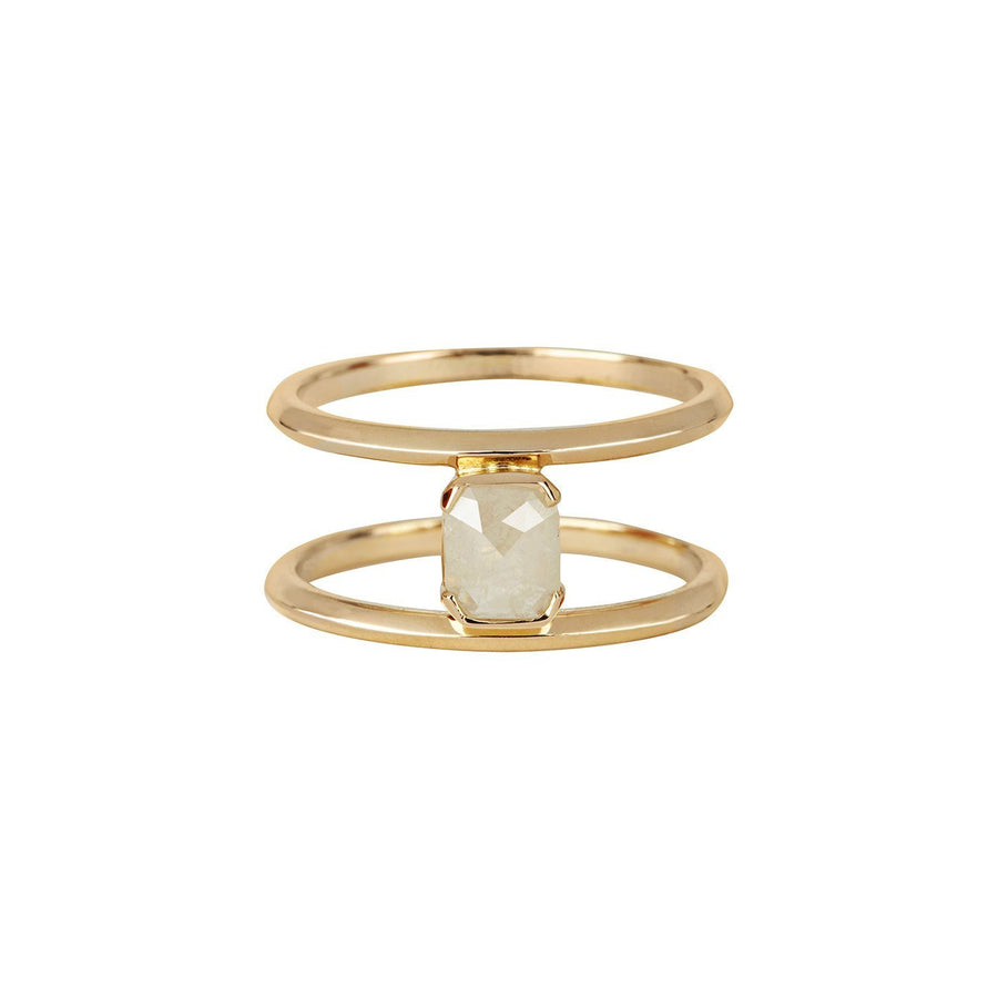 The X - Anuket Ring by East London jeweller Rachel Boston | Discover our collections of unique and timeless engagement rings, wedding rings, and modern fine jewellery. - Rachel Boston Jewellery