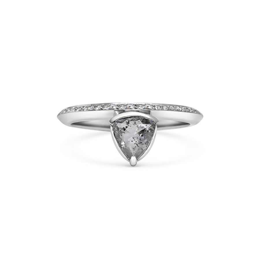 The X - Elara Ring by East London jeweller Rachel Boston | Discover our collections of unique and timeless engagement rings, wedding rings, and modern fine jewellery. - Rachel Boston Jewellery