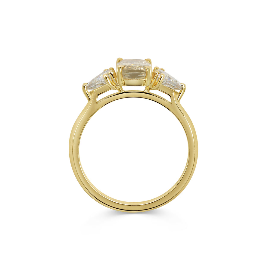The X - Elio Ring by East London jeweller Rachel Boston | Discover our collections of unique and timeless engagement rings, wedding rings, and modern fine jewellery. - Rachel Boston Jewellery