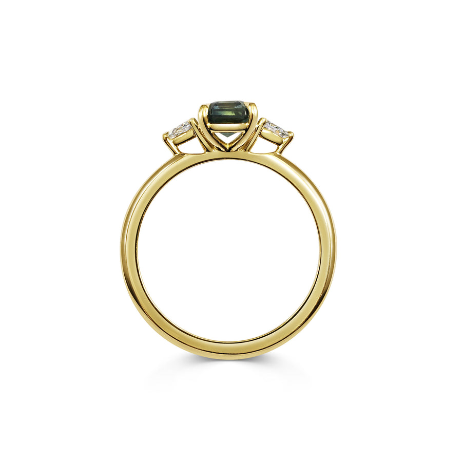 The X - Erebato Ring by East London jeweller Rachel Boston | Discover our collections of unique and timeless engagement rings, wedding rings, and modern fine jewellery. - Rachel Boston Jewellery
