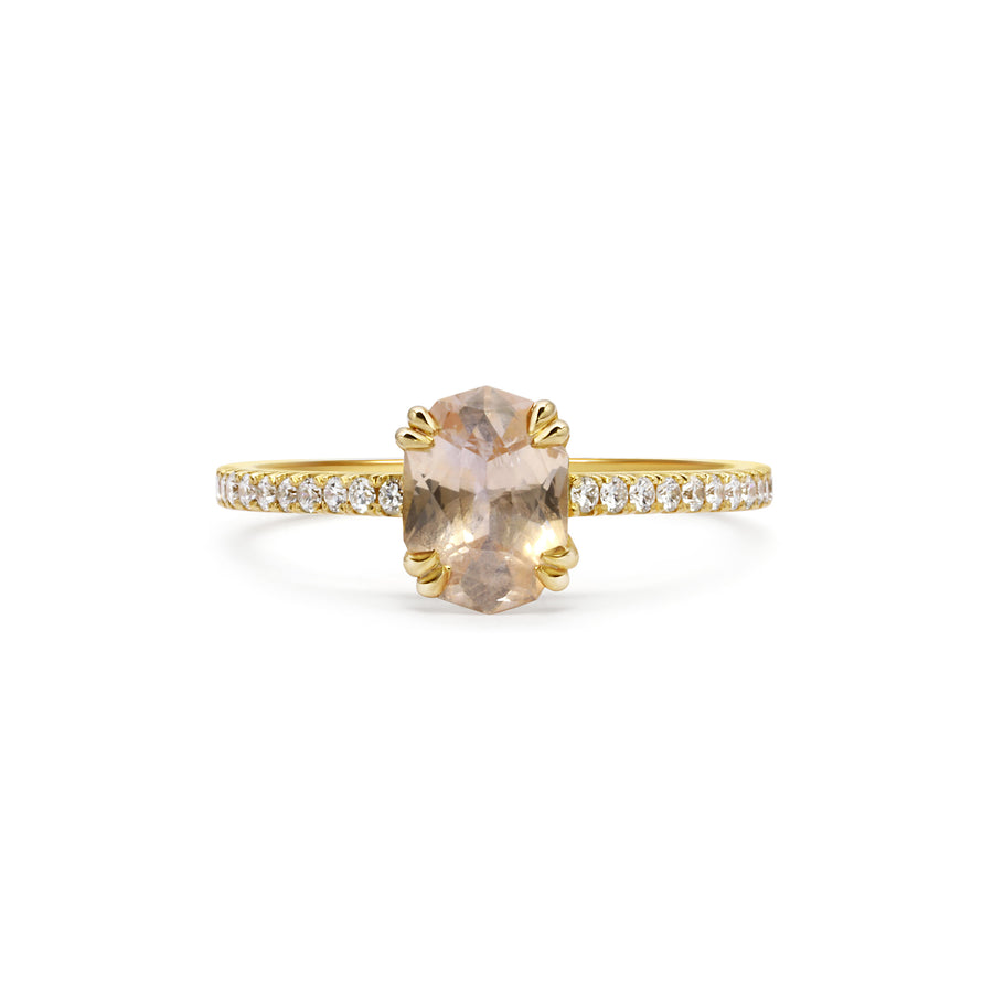 The X - Escalante Ring by East London jeweller Rachel Boston | Discover our collections of unique and timeless engagement rings, wedding rings, and modern fine jewellery. - Rachel Boston Jewellery