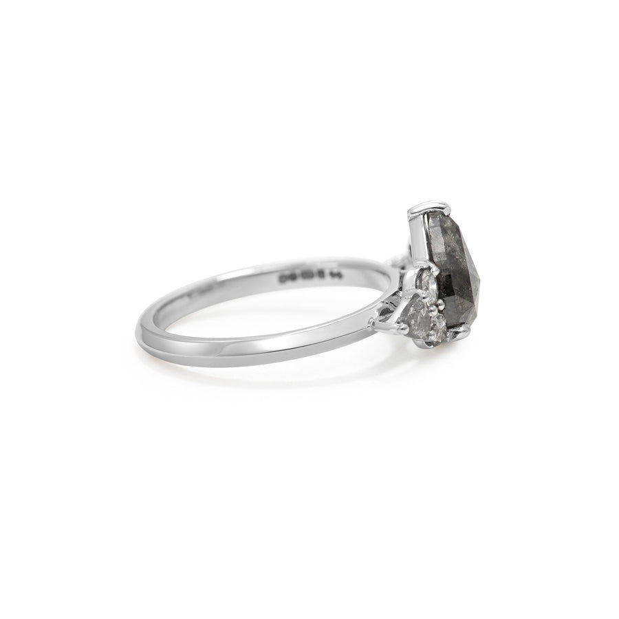 The X - Gaia Ring by East London jeweller Rachel Boston | Discover our collections of unique and timeless engagement rings, wedding rings, and modern fine jewellery. - Rachel Boston Jewellery