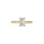 Grace with Diamonds Ring - Emerald Cut - In Stock - ON HOLD