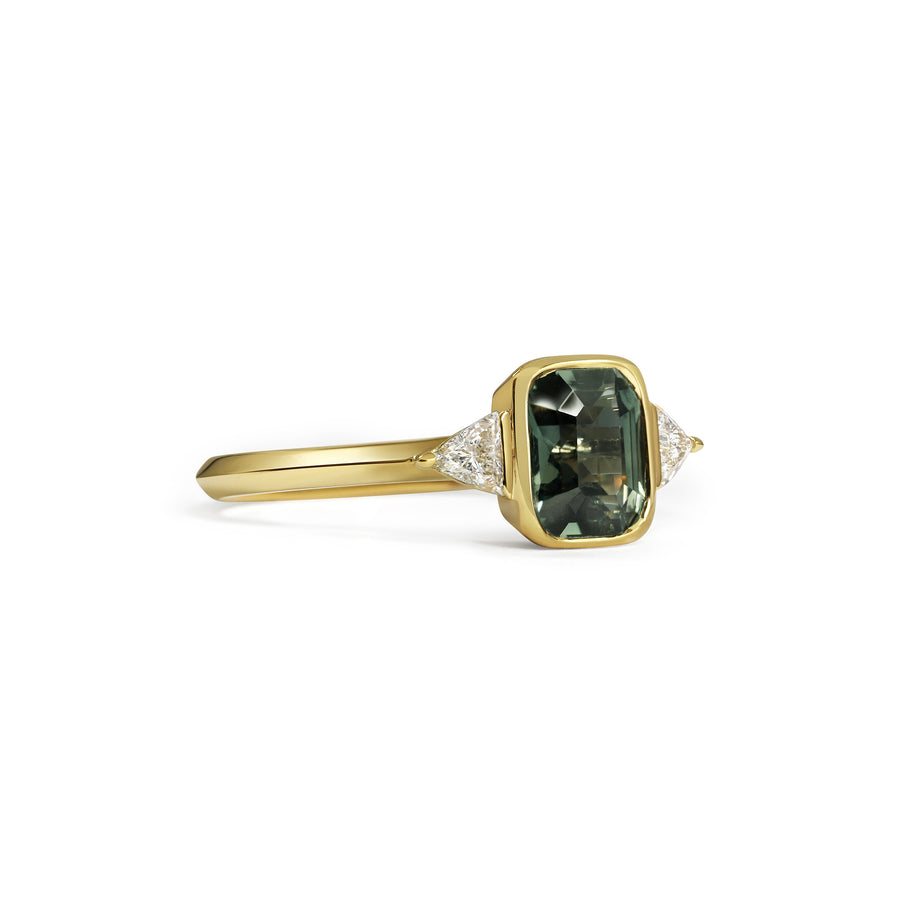 The X - Guarico Ring by East London jeweller Rachel Boston | Discover our collections of unique and timeless engagement rings, wedding rings, and modern fine jewellery. - Rachel Boston Jewellery