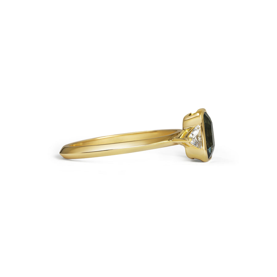 The X - Guarico Ring by East London jeweller Rachel Boston | Discover our collections of unique and timeless engagement rings, wedding rings, and modern fine jewellery. - Rachel Boston Jewellery