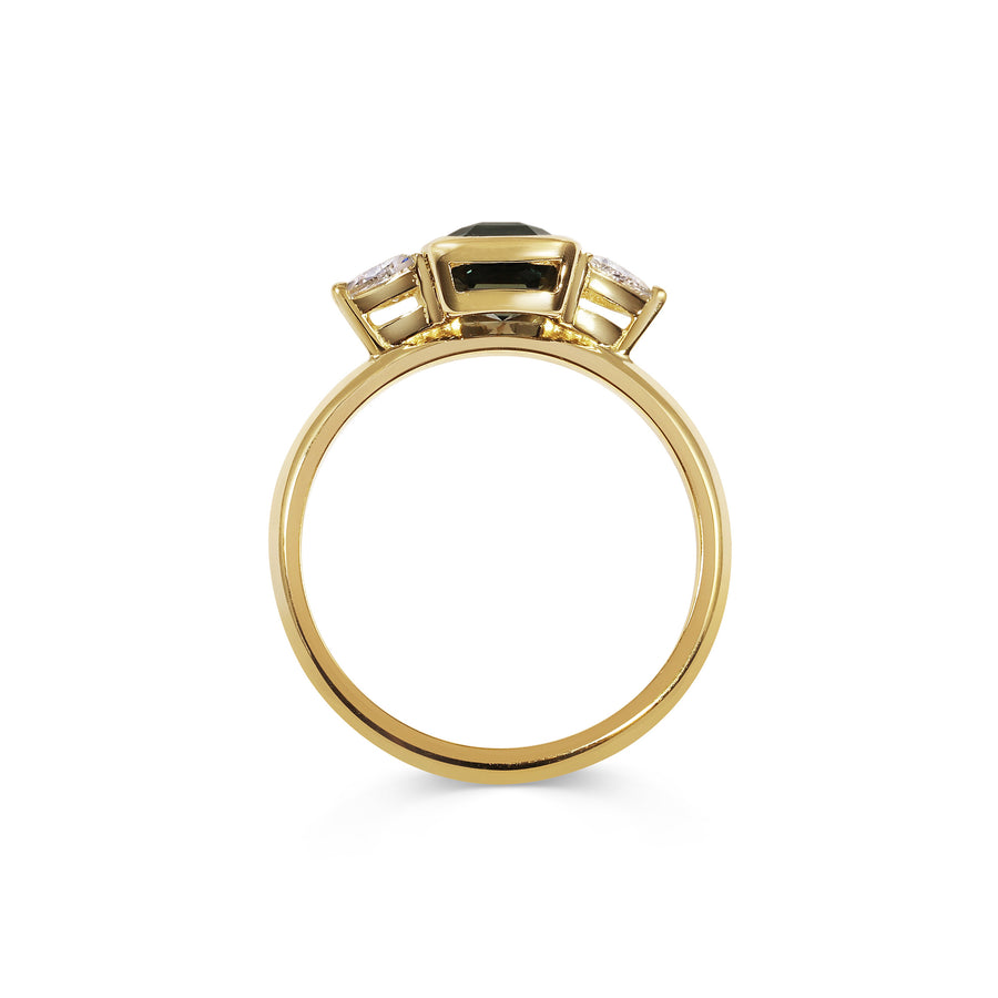 The X - Guarico Ring by East London jeweller Rachel Boston | Discover our collections of unique and timeless engagement rings, wedding rings, and modern fine jewellery. - Rachel Boston Jewellery