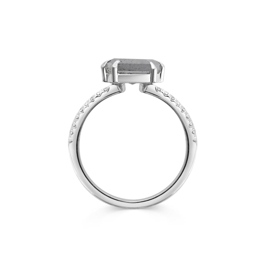 The X - Helene Ring by East London jeweller Rachel Boston | Discover our collections of unique and timeless engagement rings, wedding rings, and modern fine jewellery. - Rachel Boston Jewellery