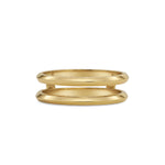 Knife Edge Double Wedding Band