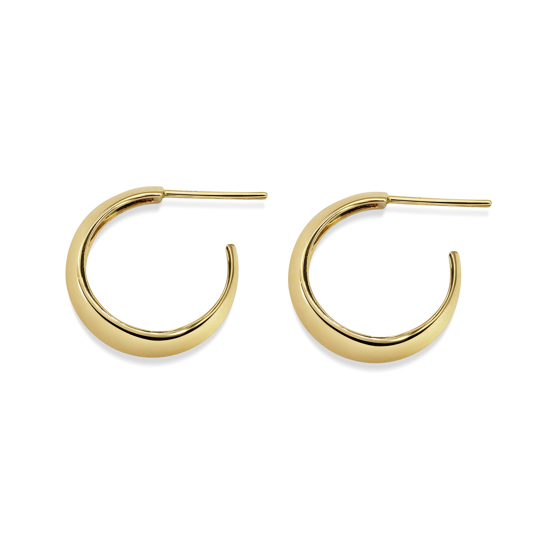 The Laguz Hoop Earrings by East London jeweller Rachel Boston | Discover our collections of unique and timeless engagement rings, wedding rings, and modern fine jewellery.
