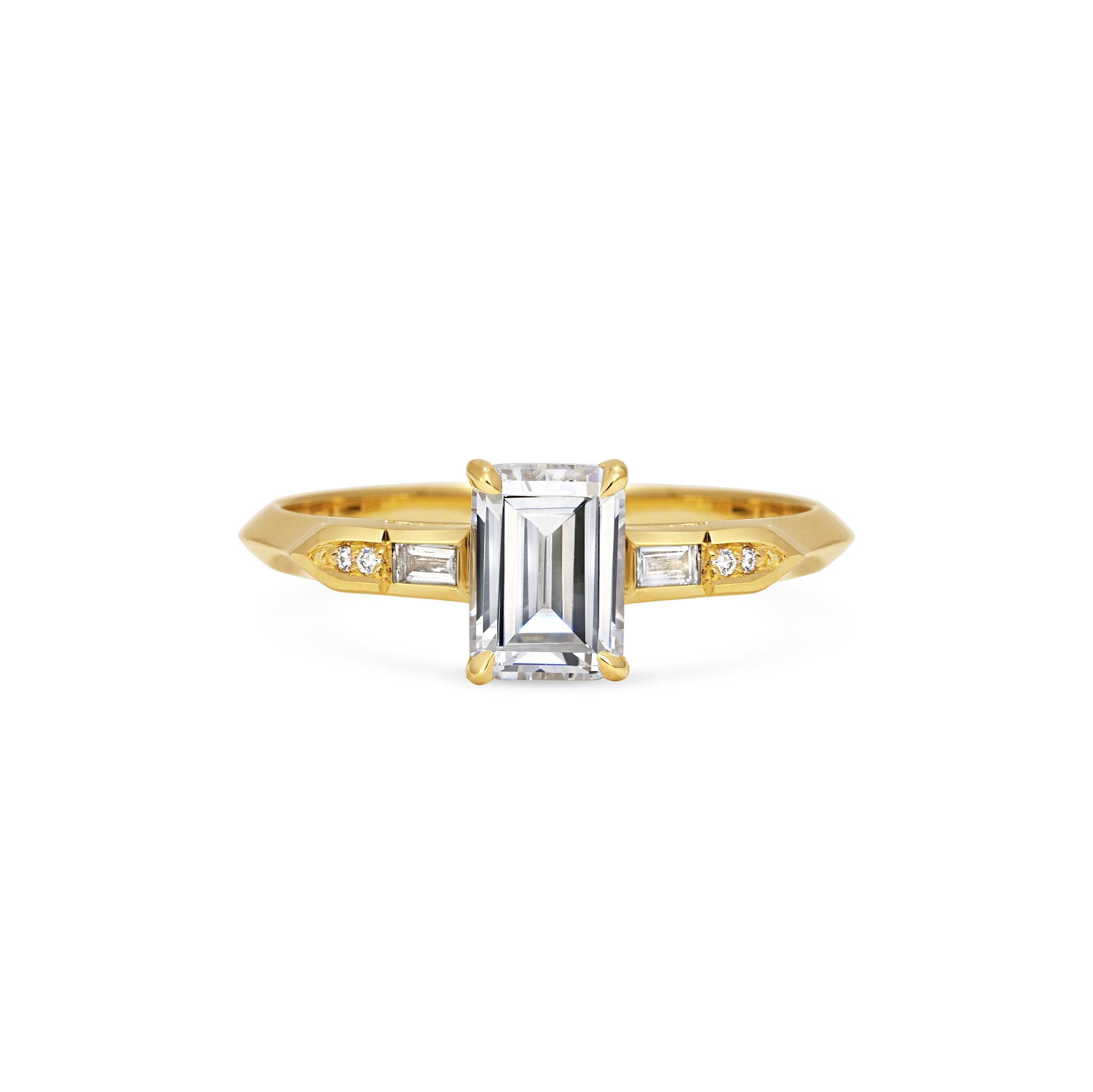The Leona Ring by East London jeweller Rachel Boston | Discover our collections of unique and timeless engagement rings, wedding rings, and modern fine jewellery.