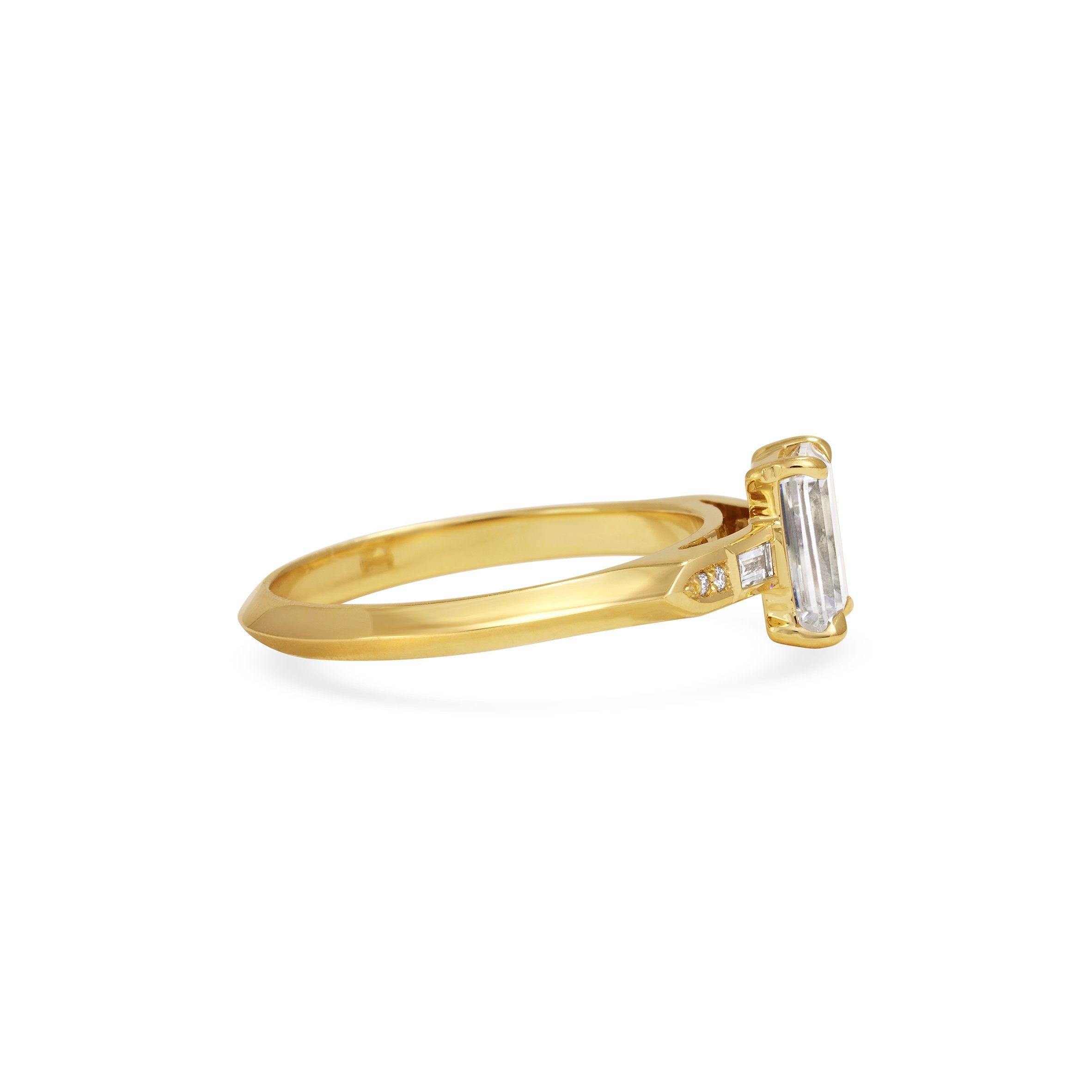 The Leona Ring by East London jeweller Rachel Boston | Discover our collections of unique and timeless engagement rings, wedding rings, and modern fine jewellery.